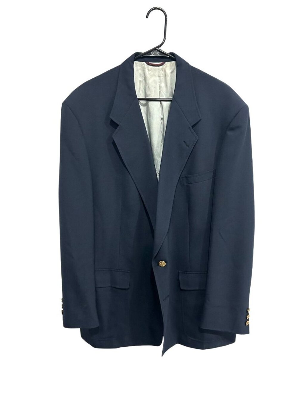 Jack Nicklaus Tournament Series 50L Mens Navy Blazer Gold Buttons Old Money